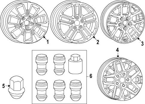 Wheels for 2021 Jeep Wrangler #1