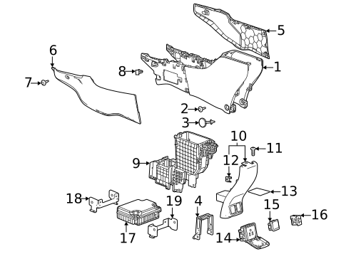 Center Console for 2023 Buick Encore GX #1