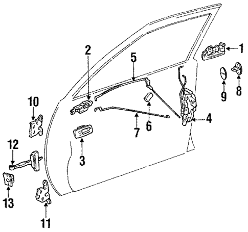 Hardware for 1990 Lexus LS400 #0