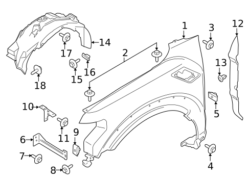 Fender & Components for 2018 Ford F-150 #0