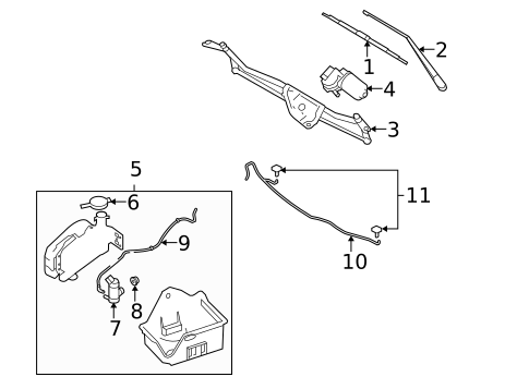 Wiper & Washer Components for 2010 Ford F-150 #0