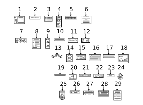 Labels for 2022 Mercedes-Benz CLS 450 #3