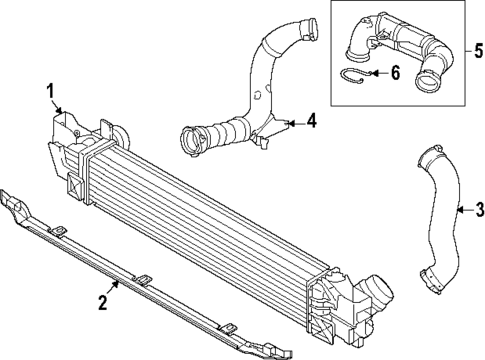 Intercooler for 2025 BMW 228 xDrive Gran Coupe #0