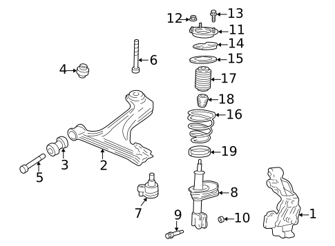Suspension Components for 2001 Pontiac Grand Am #0
