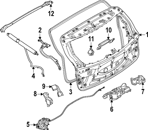 Liftgate for 2023 BMW XM #0
