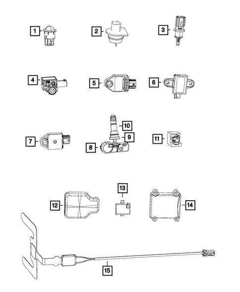 Sensors for 2017 Dodge Journey #0