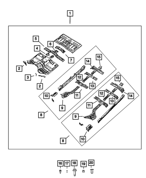 Floor Pans for 2023 Jeep Grand Wagoneer #0