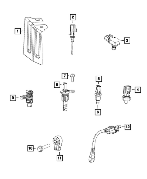 Sensors for 2014 Ram 1500 #1