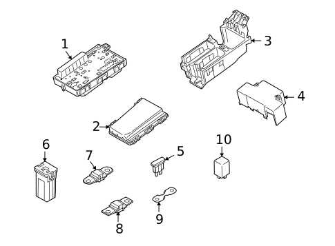 Fuse & Relay for 2008 Saturn Astra #0
