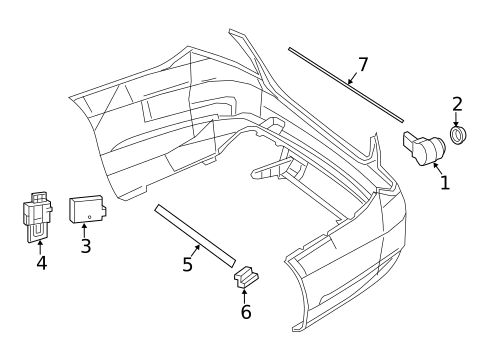 Bumper & Components - Rear for 2021 Mercedes-Benz AMG GT 63 S #3