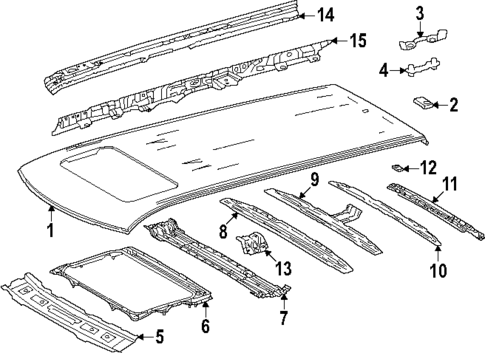 Roof & Components for 2024 Toyota Land Cruiser #0