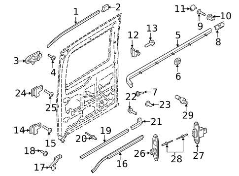 Switches, Solenoids & Actuators for 2017 Ford Transit-250 #0