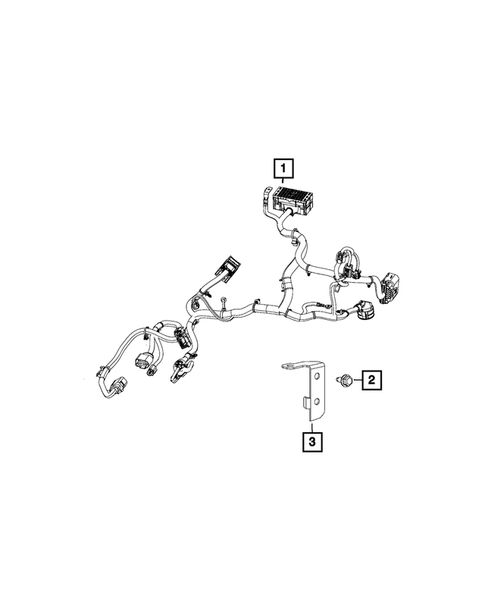 Wiring-Powertrain for 2019 Jeep Cherokee #4