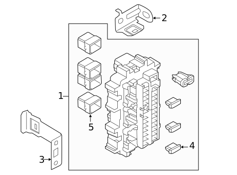 Fuse & Relay for 2016 Nissan Quest #1