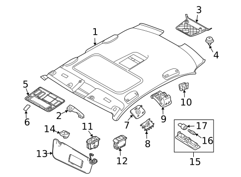 Sunroof for 2008 BMW M6 #1