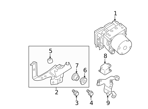 Anti-Lock Brakes for 2014 Nissan Rogue Select #0
