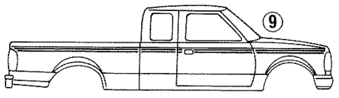Stripe Tape for 1996 Ford Ranger #2