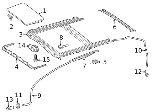Sunroof for 2013 Mercedes-Benz E 63 AMG® #2