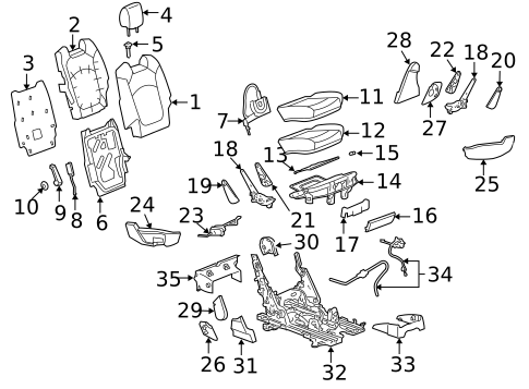 Second Row Seats for 2008 Saturn Outlook #3