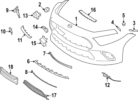 Bumper & Components - Front for 2022 Mercedes-Benz CLS450 #0