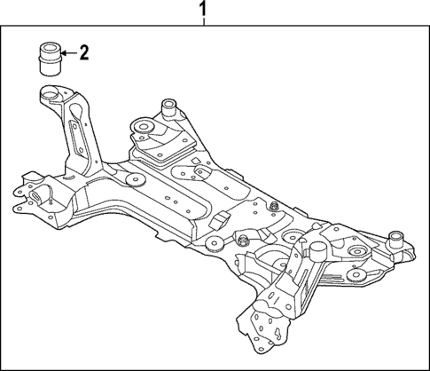 Suspension Mounting for 2023 Ford Maverick #1