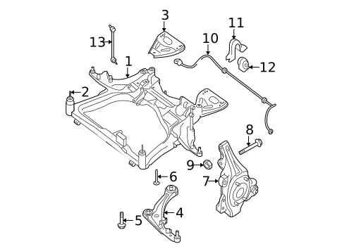 Suspension Components for 2009 Nissan Altima #3