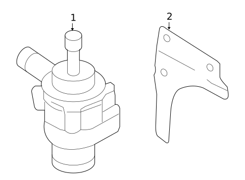 Water Pump for 2009 Volkswagen Jetta #3