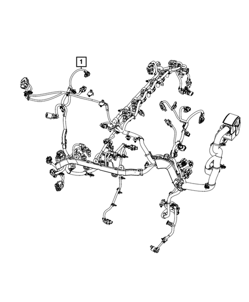 Wiring, Powertrain for 2025 Ram 1500 #2