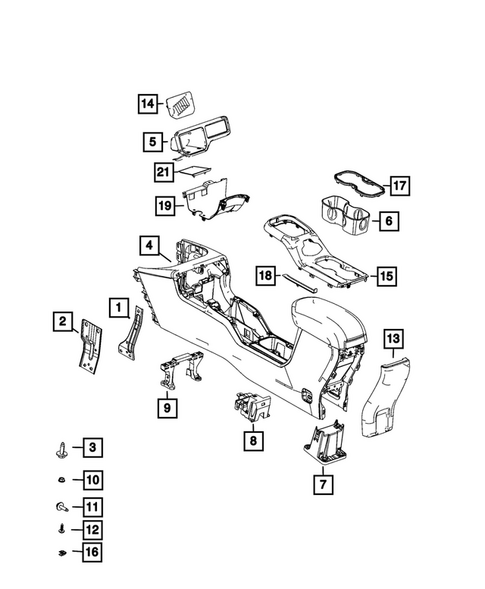 Consoles for 2023 Jeep Renegade #0
