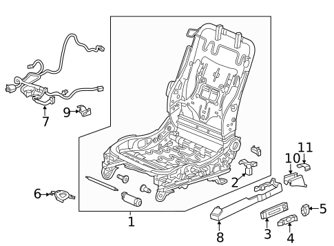 Power Seats for 2019 Acura ILX #0