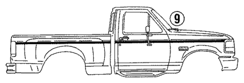 Stripe Tape for 1992 Ford F-150 #4