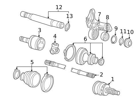 Drive Axles for 1999 Saab 9-3 #0