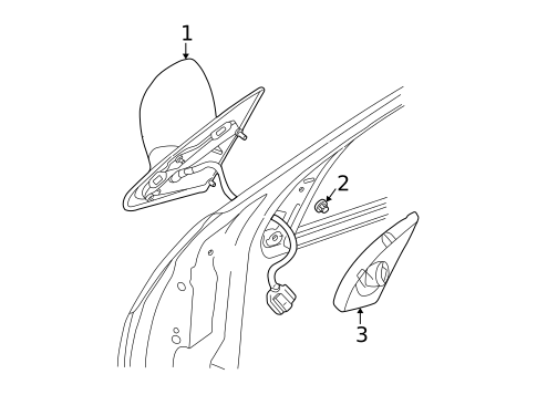 Outside Mirrors for 2003 Dodge Neon #0