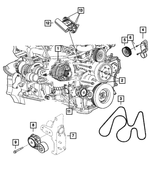 Alternators for 2007 Dodge Ram 3500 #1