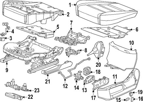 Power Seats for 2025 GMC Sierra 3500 HD #2