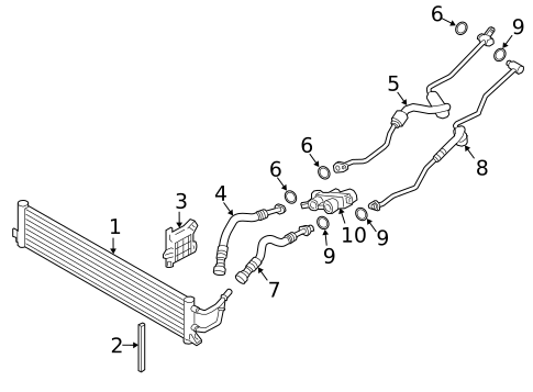 Trans Oil Cooler for 2018 BMW M5 #0