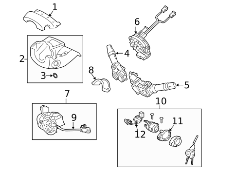 Switches for 2012 Hyundai Sonata #0