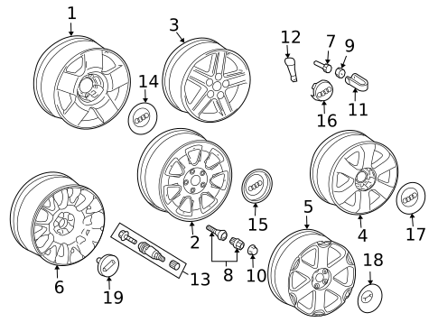 Covers & Trim for 2006 Audi A4 Quattro #1