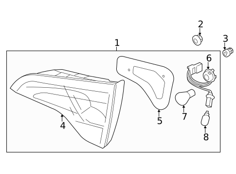 Combination Lamps for 2014 Kia Sorento #0