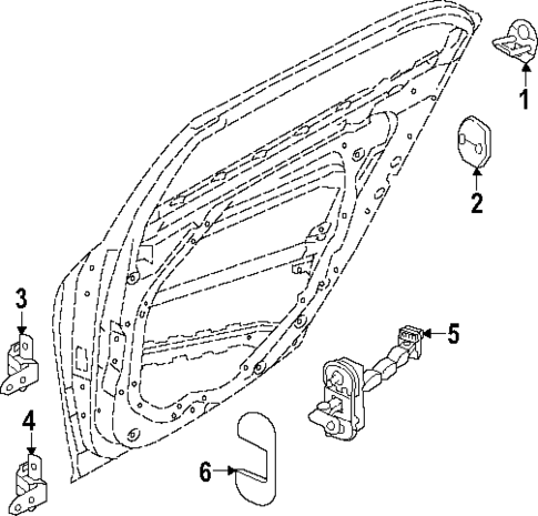 Lock & Hardware for 2025 Genesis GV80 Coupe #3