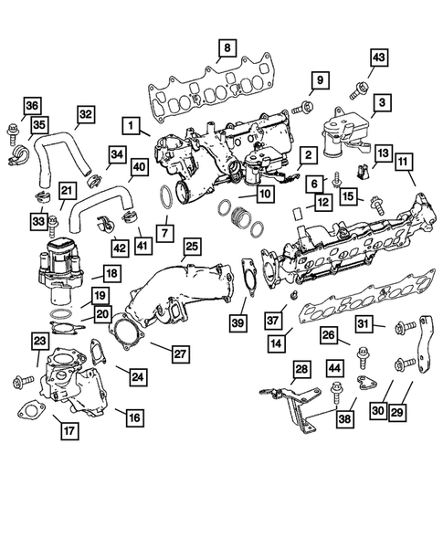 Throttle Body for 2008 Dodge Sprinter 2500 #1