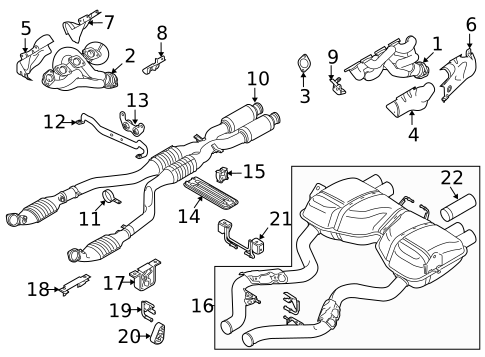 Exhaust Components for 2009 BMW M3 #0
