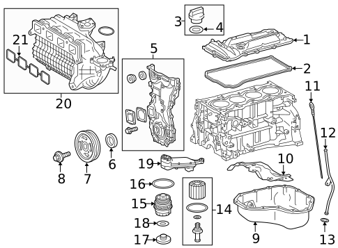 Engine Parts for 2009 Lexus LX570 #2