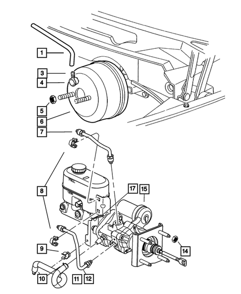 Power Brake Booster for 2007 Dodge Ram 3500 #0