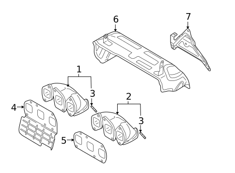 Exhaust Manifold for 2015 Volkswagen CC #0