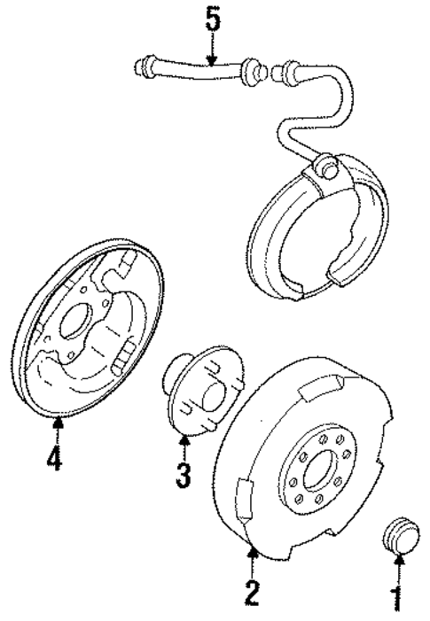 Rear Brakes for 1992 Ford Escort #0