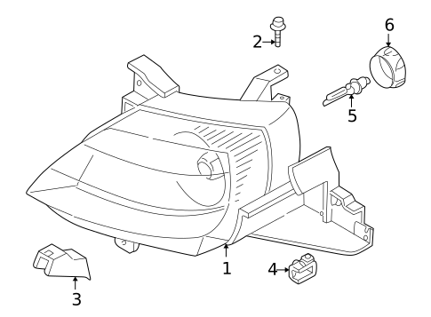 Bulbs - Chassis for 2002 Mazda MPV #4