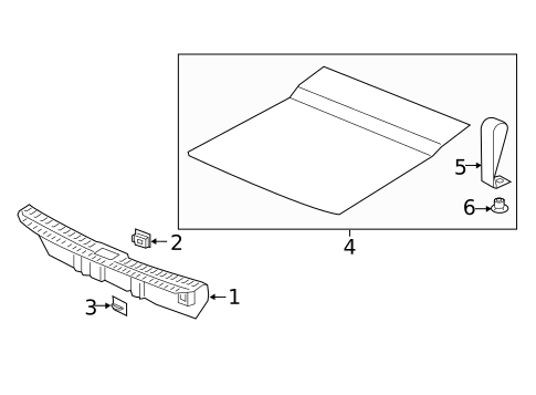 Interior Trim - Rear Body for 2025 Volvo S60 #3