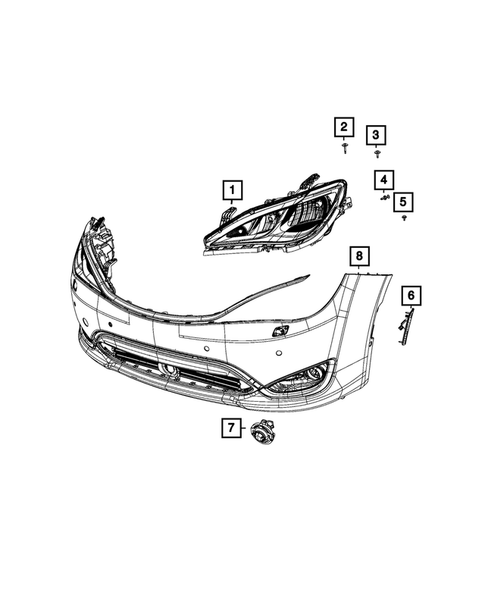 Lamps, Interior and Exterior for 2019 Chrysler Pacifica #11