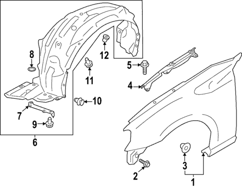 Fender & Components for 2022 Subaru BRZ #0